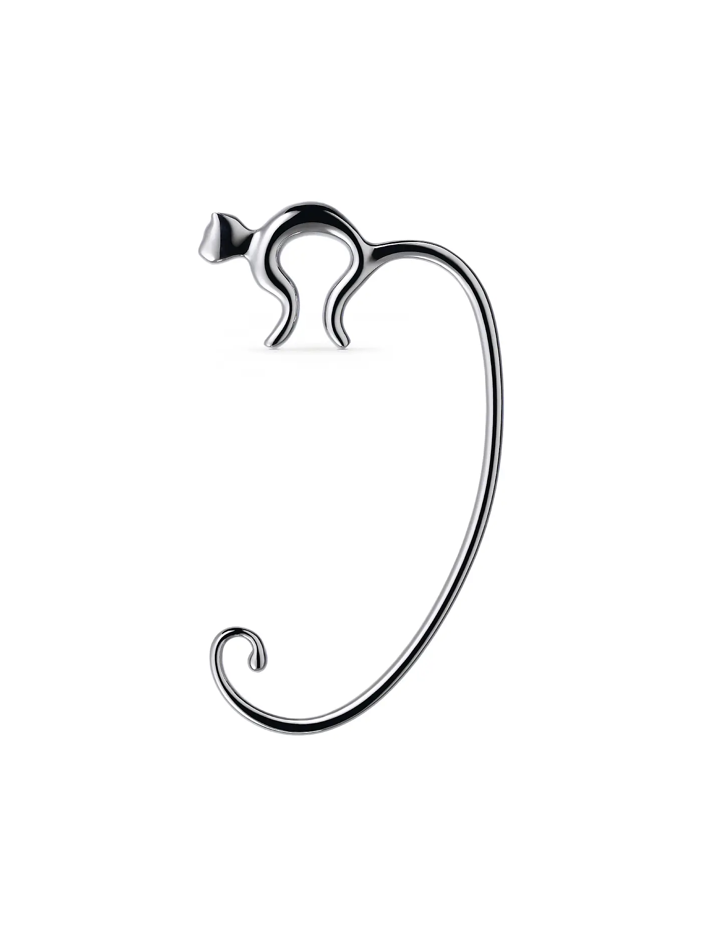 ALESSI | Taschenhalter MINOU Edelstahl Schwarz | 